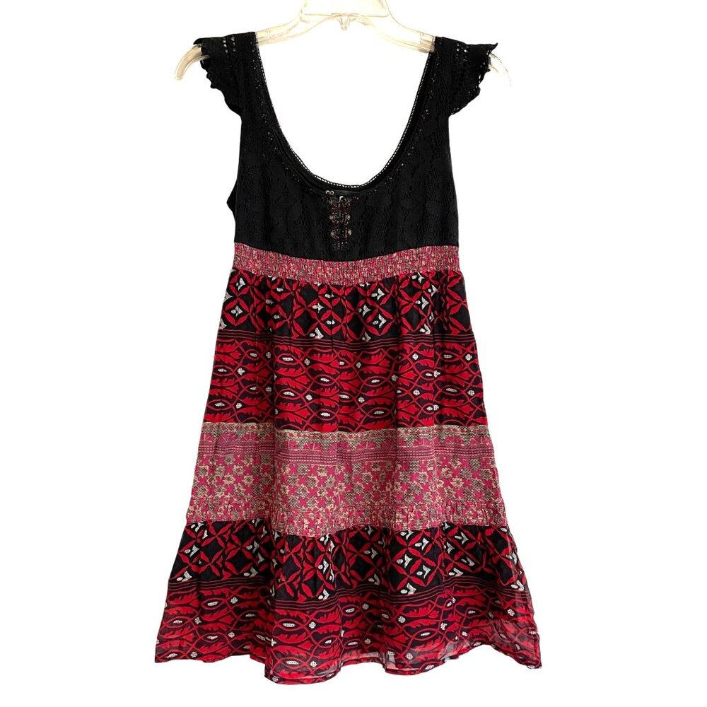 Free People Girls Kids Dress Silk Cotton Blend Boho Summer Cottagecore‎ Size 4